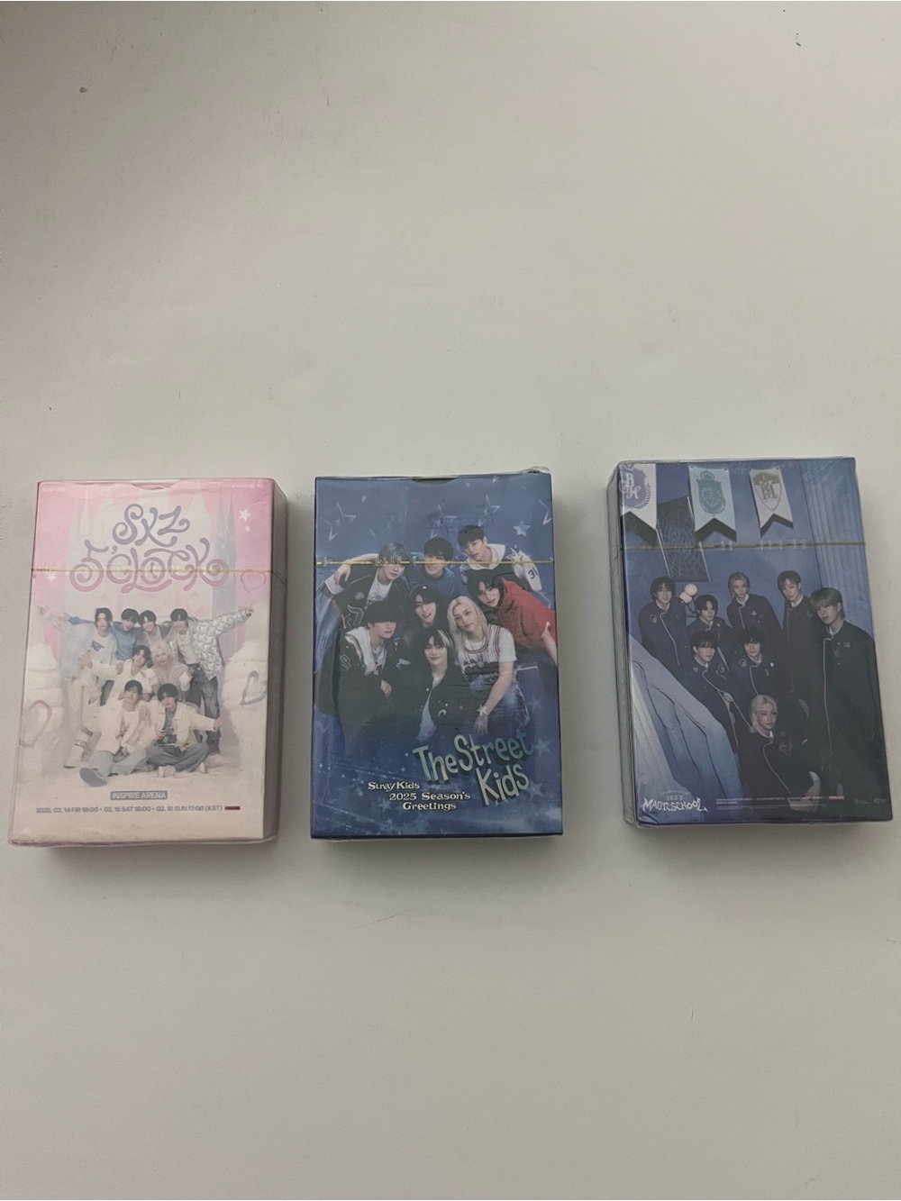 Kpop Photocard & Goods Set - Pink, Blue, Navy